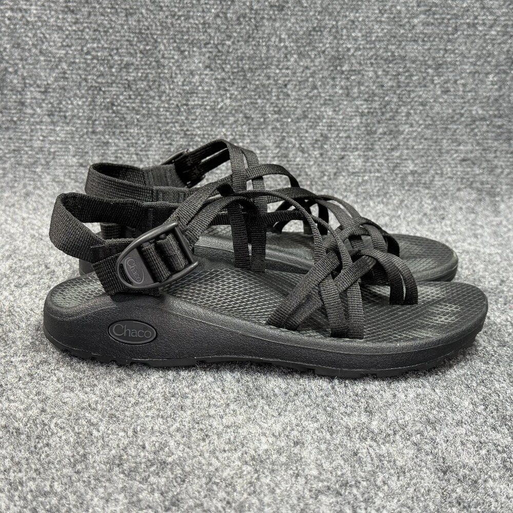 Chaco ZX/2 Classic Sandals‎ Women's Size 8 Black Dual Adjustable Strap Athletic